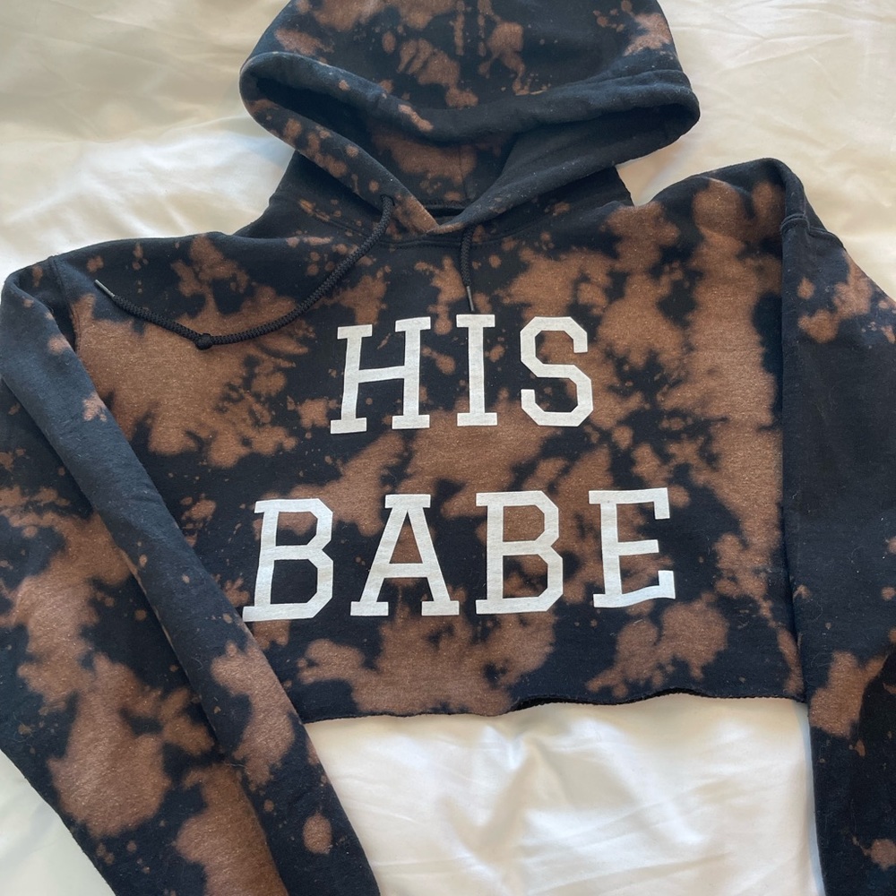 Cropped Hubs & Hers Hoodie